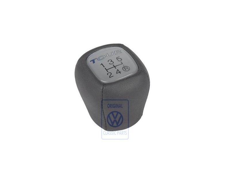 VW Original Pommeau Levier Vitesses (Cuir) - 7M0711141D