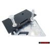 Audi Original S4 Avant Embleme Monogramme Logo Chrome Rouge - 4A0853736 2ZZ