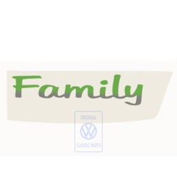 VW Original Inscription Sur Film Spicegreen-Effet Perle - 7M0854431A H6Y