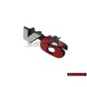 VW Original V6 Avant Embleme Monogramme Logo Chrome Rouge - 7D0853679D EQW