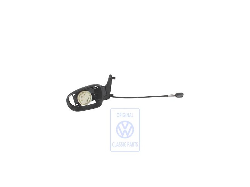 VW Original Coque Retroviseur Exterieur Noir Satine - 7M1857507E 01C