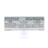 VW Original Etiquette P. Pression De Gonflage Des Pneus - 7M3010254L