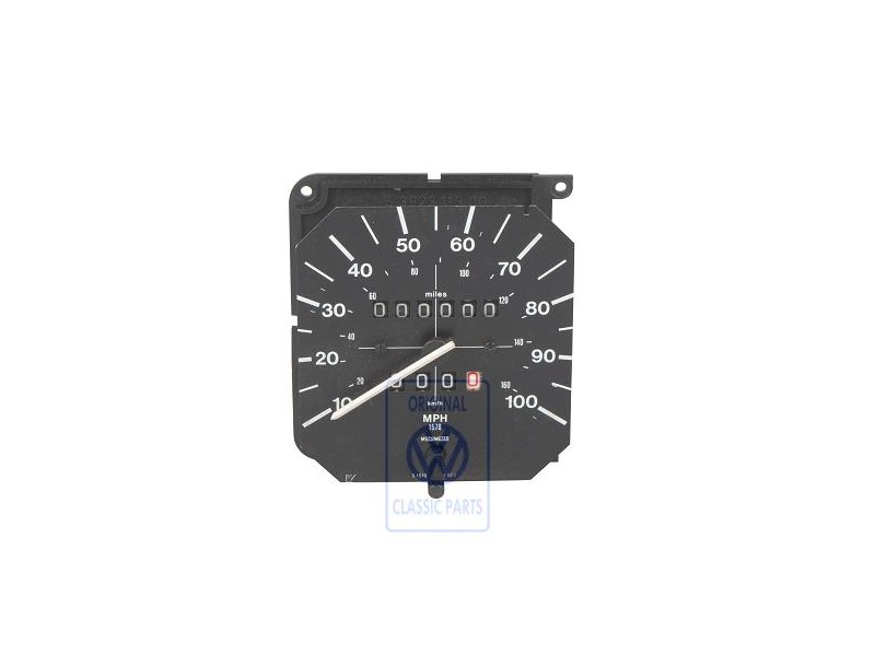 VW Original Tachymetre Avec Compteur Journalier En Milles - 861957023F