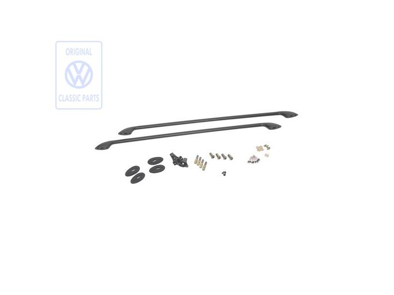 VW Original 1 Jeu De Barres De Toit Noir - 867071140 041