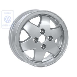 VW Original Jante Aluminium Couleur Chrome Metallise - 867601025K 091