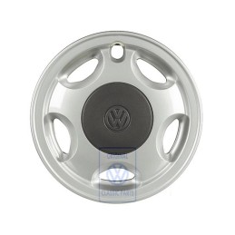 VW Original Disques D'Enjoliveur De Roue Couleurs Chromees/Noir - 867601147F BEX