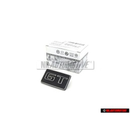 VW Original GT Côté Embleme Monogramme Logo Argent Brossé - 191853688N GX2