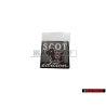 VW Original SCOT EDITION Arrière Embleme Monogramme Logo Noir - 867853687N Z58