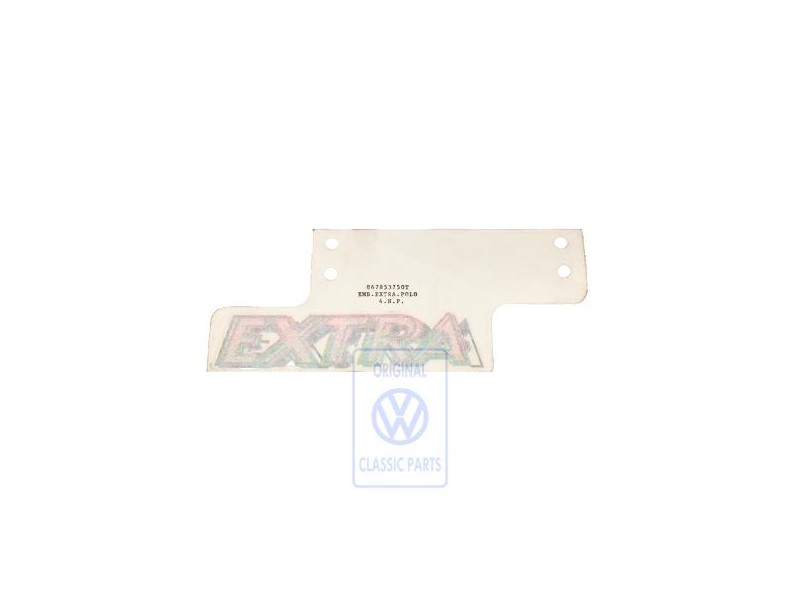 VW Original Inscription Sur Film Multicolore - 867853750T J85