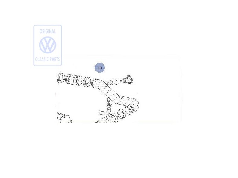 VW Original Tuyau De Pression - 871145895