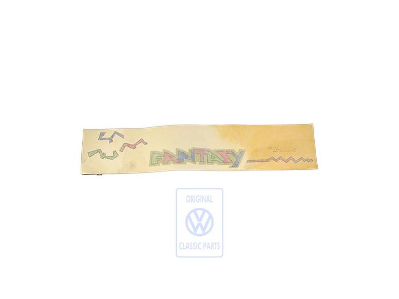 VW Original Inscription Sur Film Loriot/Noir - 871853434B CHZ
