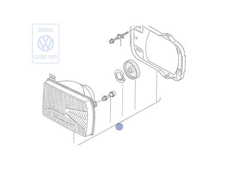 VW Original Projecteurs - 873941044