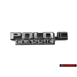 VW Original POLO C CLASSIC Arrière Embleme Monogramme Logo - 874853687C