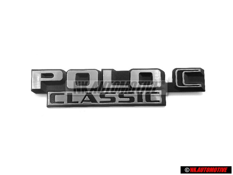 VW Original POLO C CLASSIC Arrière Embleme Monogramme Logo - 874853687C