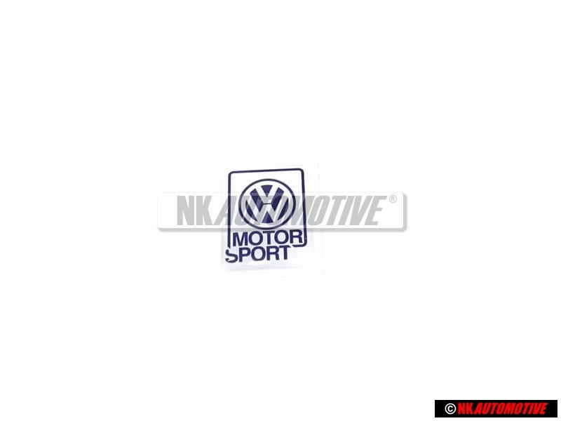 VW Classic Parts VW Motorsport Sticker 30x38mm - ZCP902624