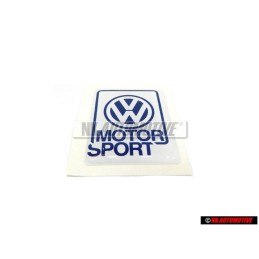 VW Classic Parts VW Motorsport Sticker 30x38mm - ZCP902624