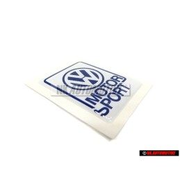 VW Classic Parts VW Motorsport Sticker 30x38mm - ZCP902624