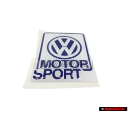 VW Classic Parts VW Motorsport Sticker 50x63mm - ZCP902625