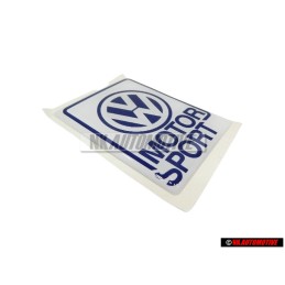 VW Classic Parts VW Motorsport Sticker 50x63mm - ZCP902625