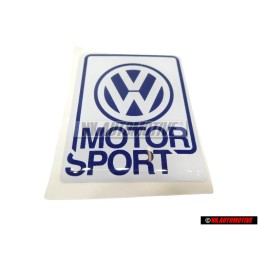 VW Classic Parts VW Motorsport Sticker 50x63mm - ZCP902625