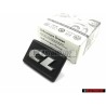 VW Original CL Côté Embleme Monogramme Logo Argent Brossé - 191853688P GX2