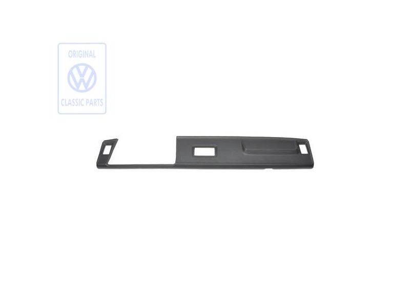 VW Original Cache De Tableau De Bord Noir - 255857171 5BL