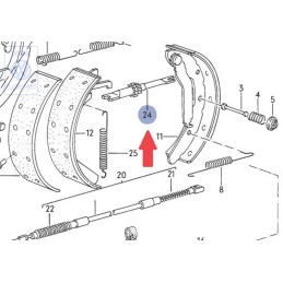 VW Original Tige De Pression - 281609802B
