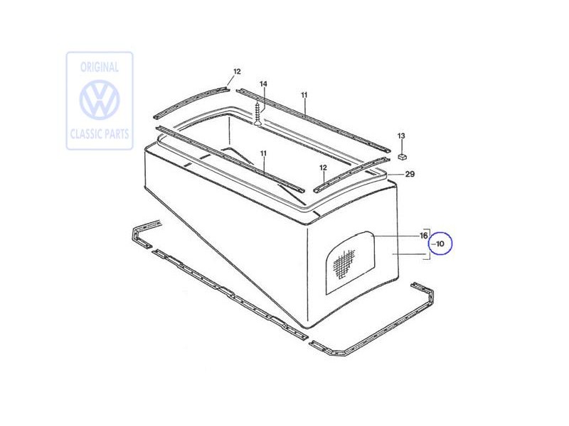 VW Original Soufflet - 255070733A