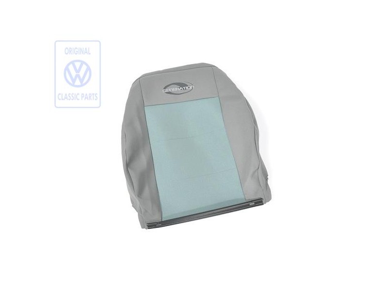 VW Original Garniture De Dossier Tissu Turquoise/Gris Flanelle - 7D0881805ARMBN