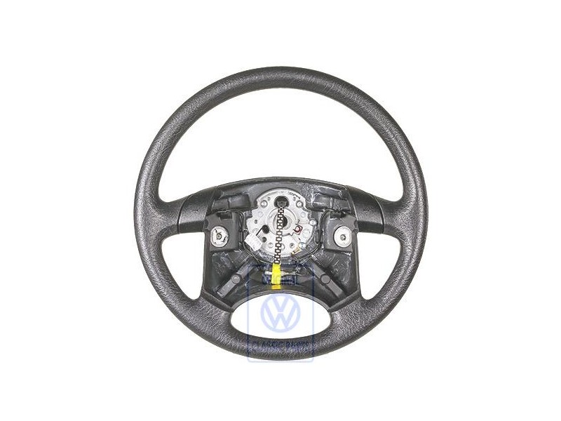 VW Original Volant De Direction Noir Satine - 701419091B 01C
