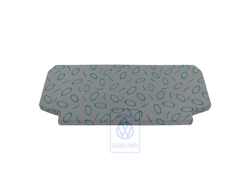 VW Original Support De Rembourrage Gris Flanelle/Vert - 7D0864413C HQP