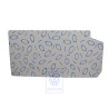VW Original Support De Rembourrage Gris Flanelle/Bleu - 7D0864413F HQX