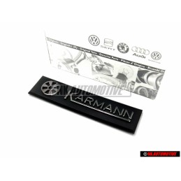 VW Original KARMANN Côté Embleme Monogramme Logo Chrome - 155853901