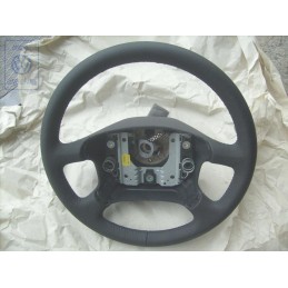 VW Original Volant De Direction Cuir Noir/Bleu - 7D0419091T PEQ