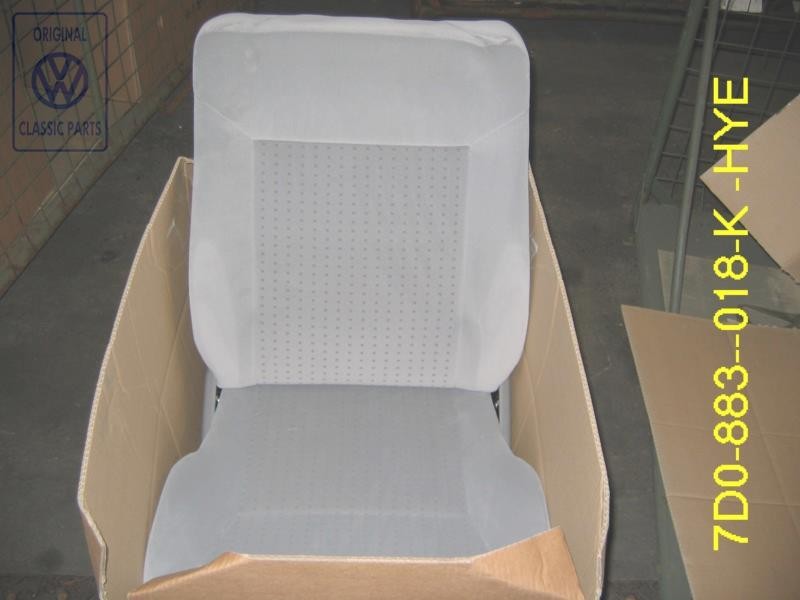 VW Original Siege Complet Avec Dossier Gris Flanelle - 7D0883018K HYE