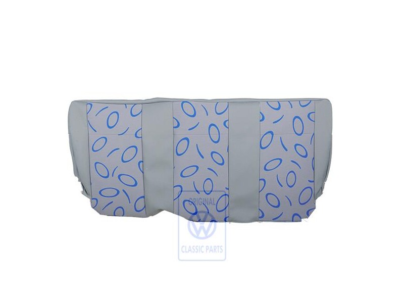 VW Original Garniture De Siege Tissu Gris Flanelle/Bleu - 7D0885405F HUG