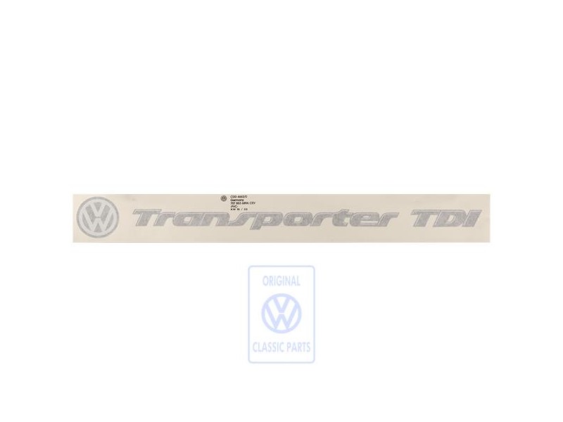 VW Original Monogramme Argent Titane Fonce/Blanc - 707853689A CEV