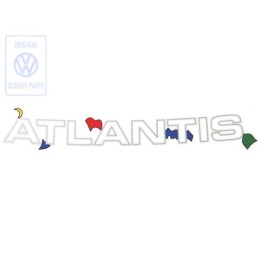 VW Original Inscription Sur Film Argent/Bleu/Rouge/Vert/Jaune - 7D0854431D 45Z