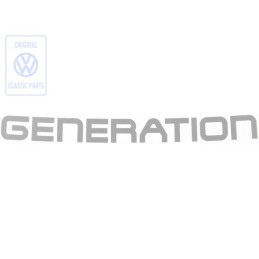 VW Original Inscription Sur Film Argent Diamant - 7D0854431E 9ZD