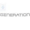VW Original Inscription Sur Film Argent Diamant - 7D0854431E 9ZD