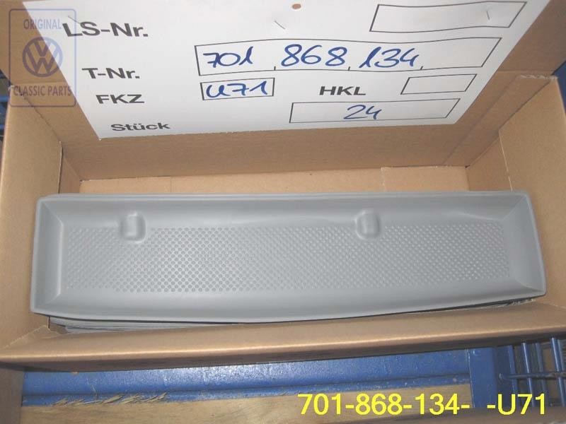 VW Original Insert P. Casier De Rangement Gris Flanelle - 701868134 U71