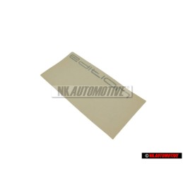 VW Original Inscription Sur Film Argent Foncé - 6N0853750C 1Y4