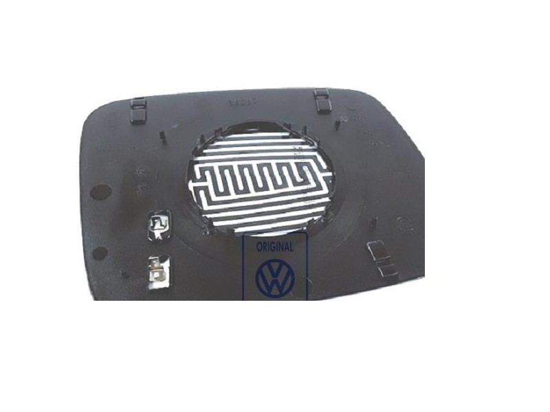 VW Original Miroir Plan Avec Plaque-Support - 701857521A