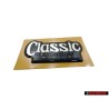 VW Original CLASSIC LINE Côté Embleme Monogramme Logo - 155853687L BWV