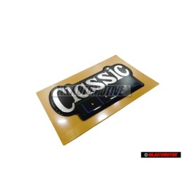VW Original CLASSIC LINE Côté Embleme Monogramme Logo - 155853687L BWV