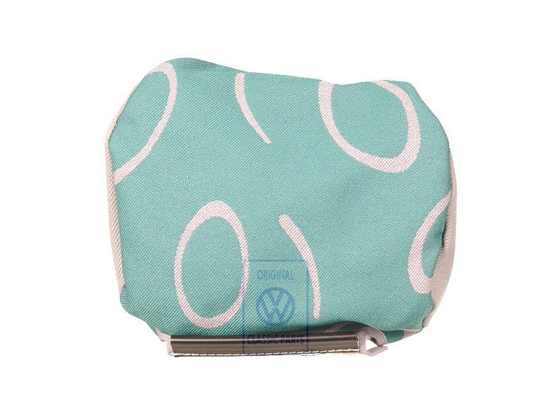 VW Original Garniture P.Appuie-Tetetissu Gris Flanelle/Vert - 7D0881921P HQN