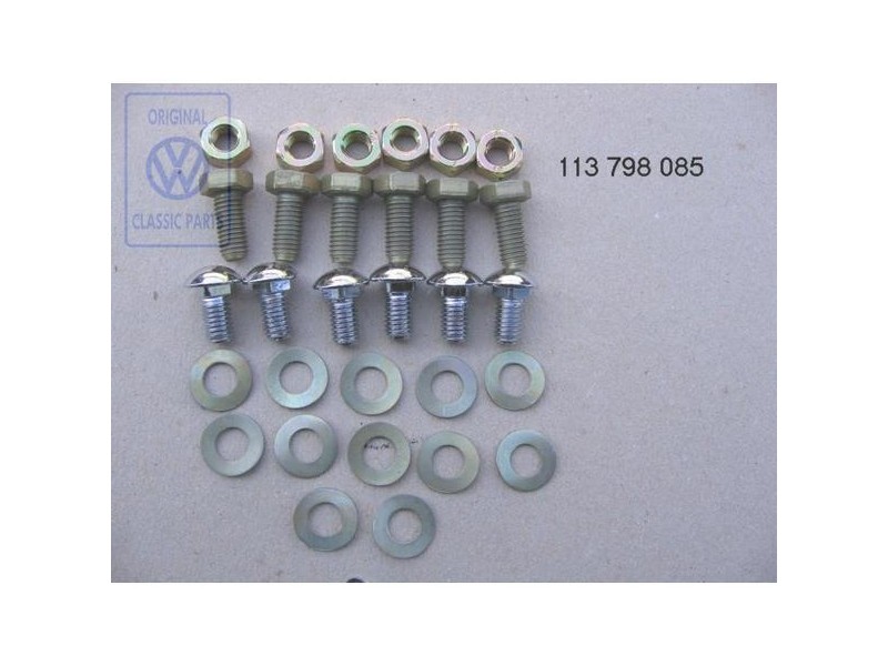 VW Original 1 Jeu De Pieces De Fixation Pare-Chocs - 113798085