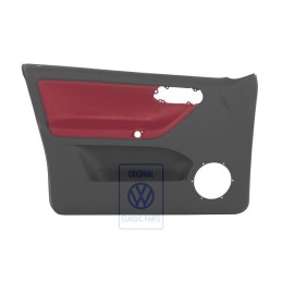 VW Original Garniture De Porte Tissu Rouge Flash/Off-Black - 6N4867011CNHLX