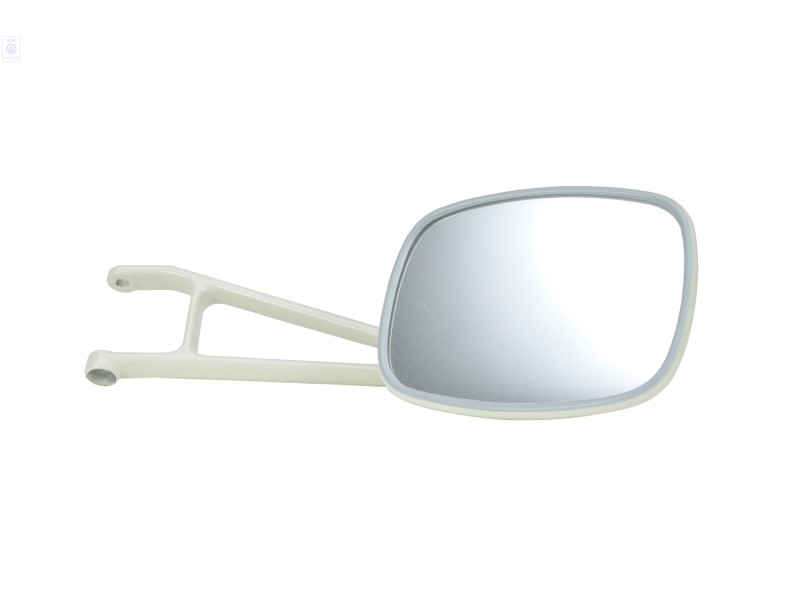VW Original Retroviseur Ext. (Convexe) Blanc Pastel - 261857514B 90D