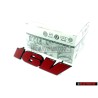 VW Original 16V Avant Embleme Monogramme Logo Rouge - 1H6853679G QN5